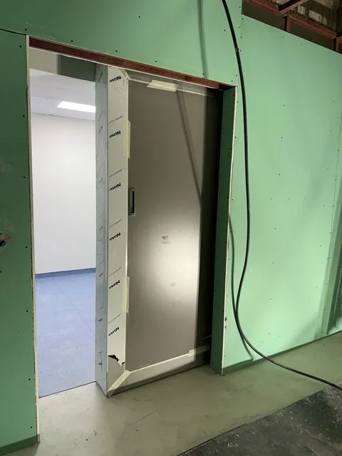 Wall lining preparation around the door frame — Eskişehir