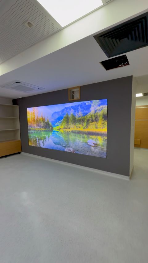 Landscape wall panel in the treatment room — Gaziantep